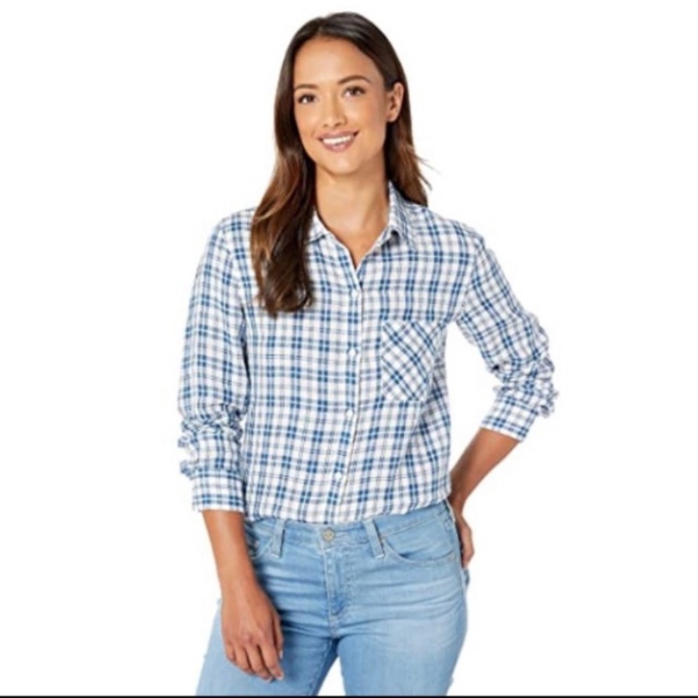 NWT UNTUCKit™ Chenin Plaid Shirt- 100% Linen